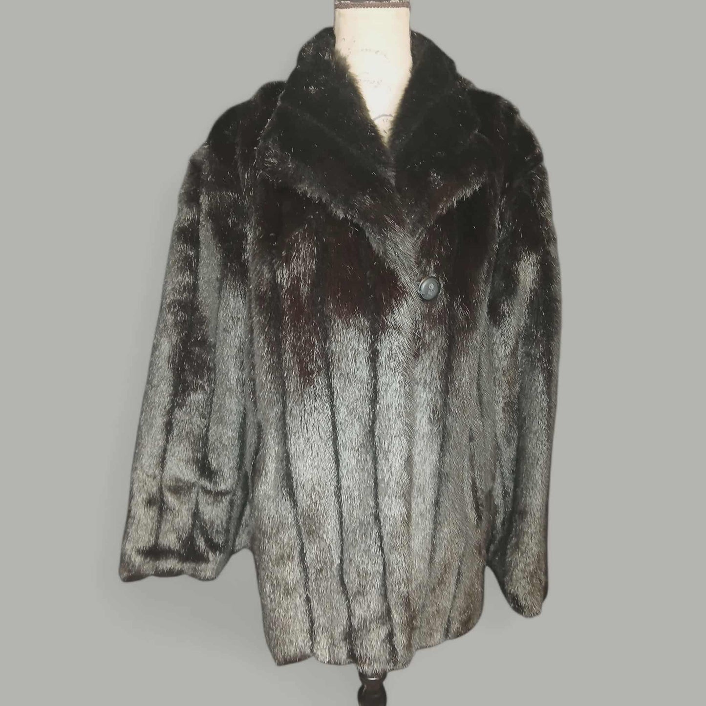 Vintage Wiman Faux Fur 1X/2X