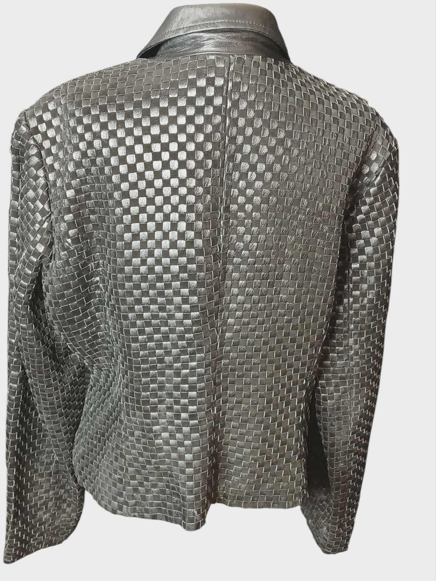 Women's Wilson Genuine Leather Woven Jacket L/XL