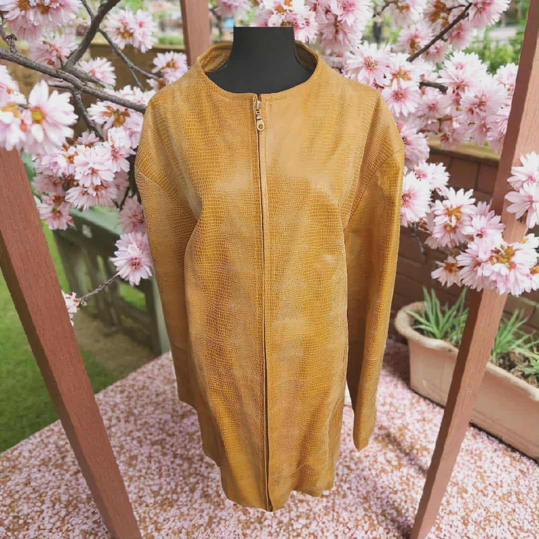 Women's Venezia Genuine Leather Jacket/Coat 3X/4X