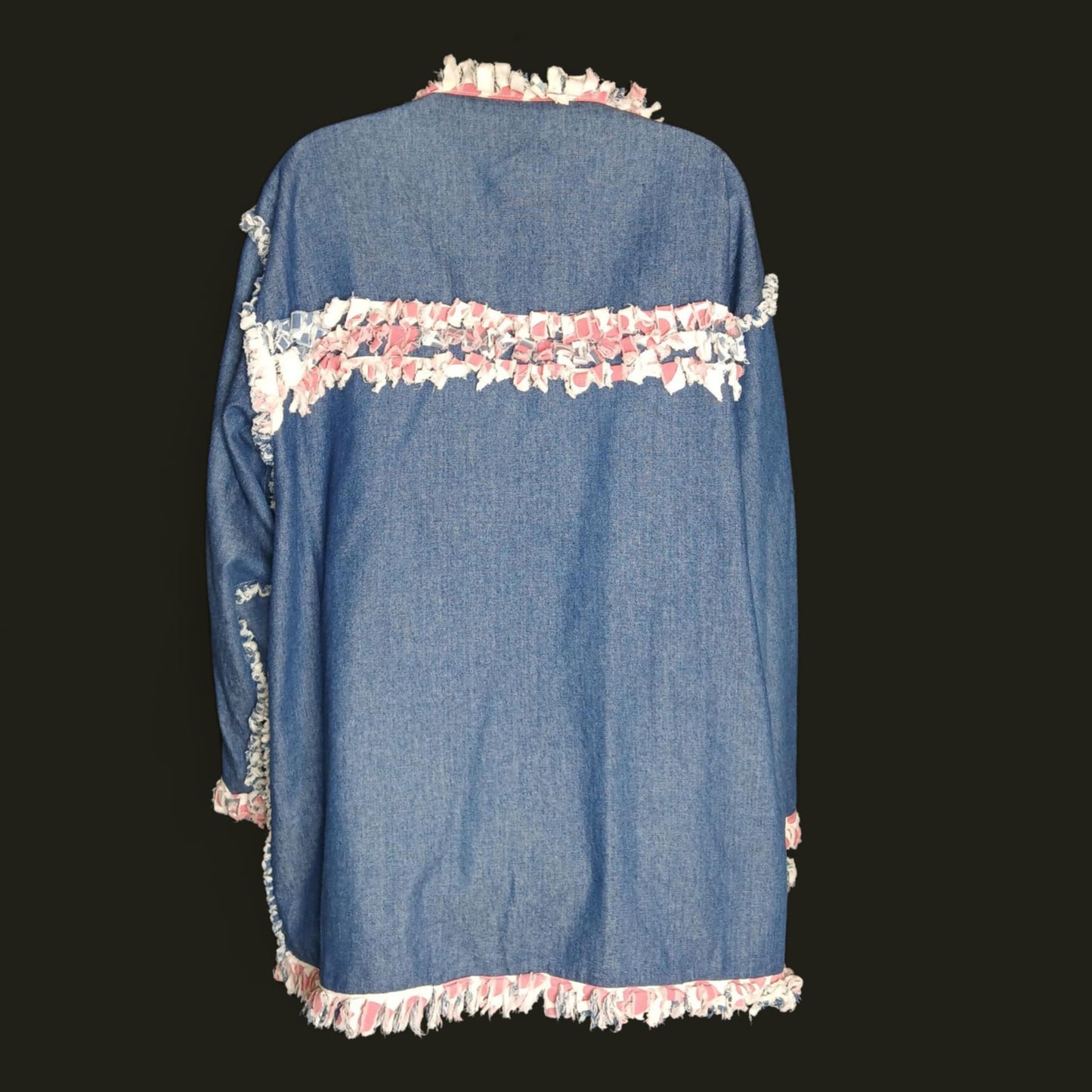 Sweet Heart Sugar 100% Pure & Natural Reversible Denim Jacket 2X/3X