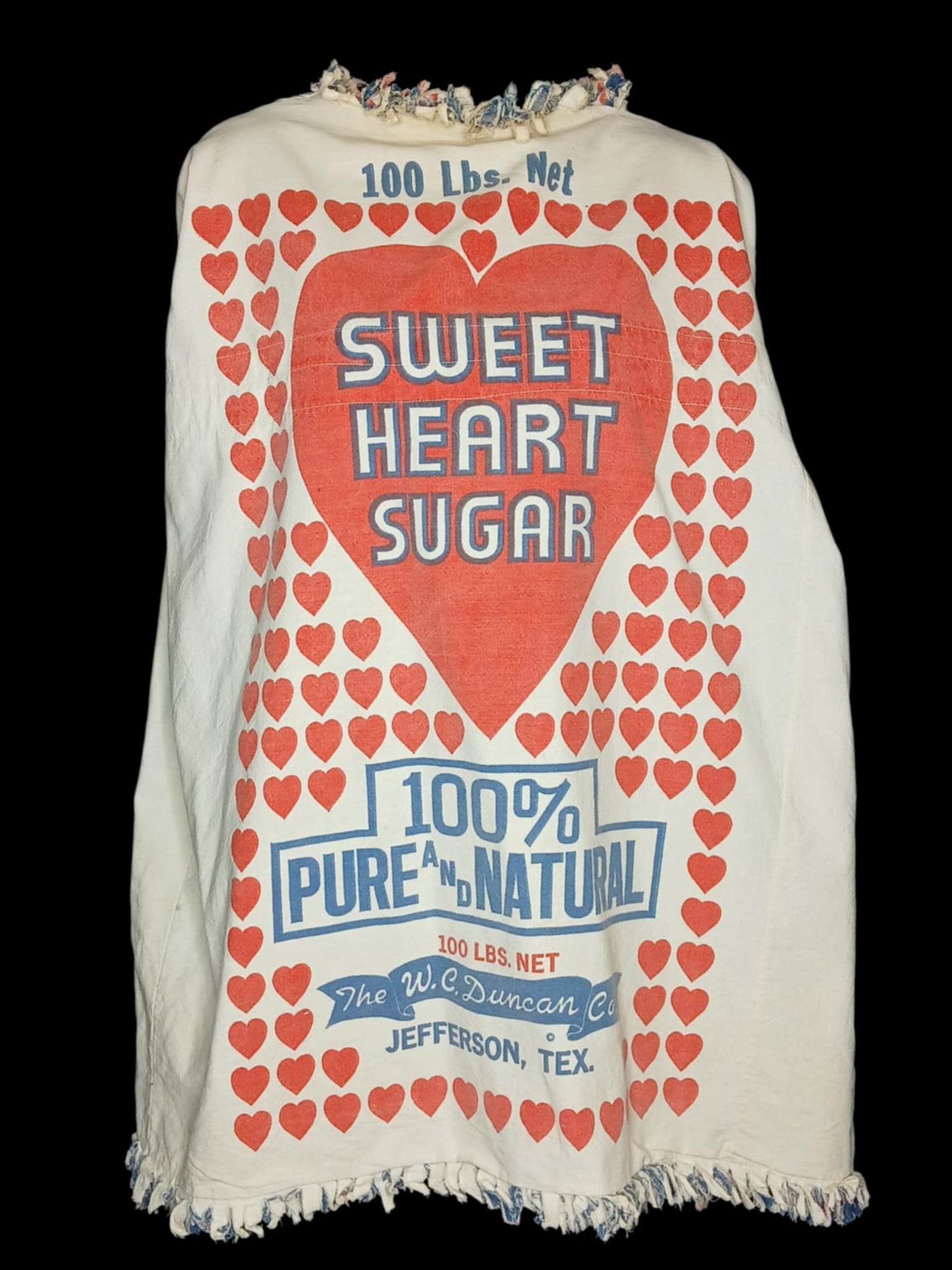 Sweet Heart Sugar 100% Pure & Natural Reversible Denim Jacket 2X/3X