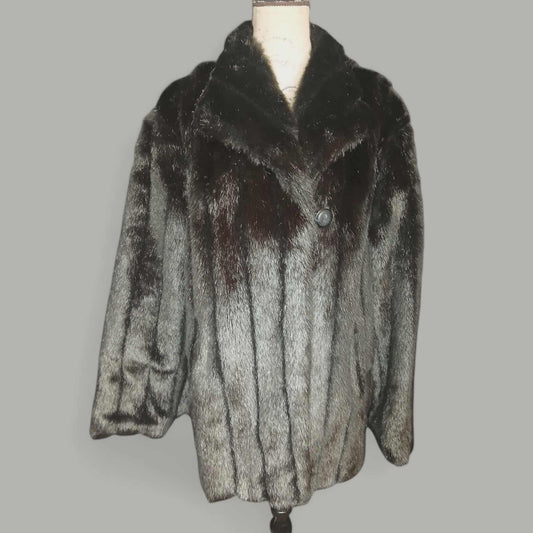 Vintage Wiman Faux Fur 1X/2X