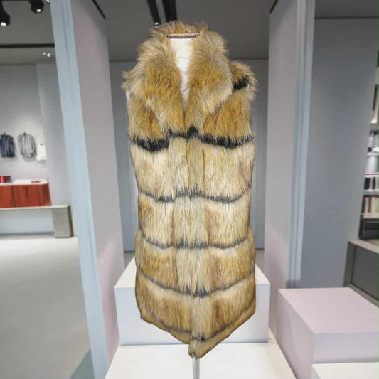 Donna Saylers FAbulous Furs Faux Fur Vest - Sm