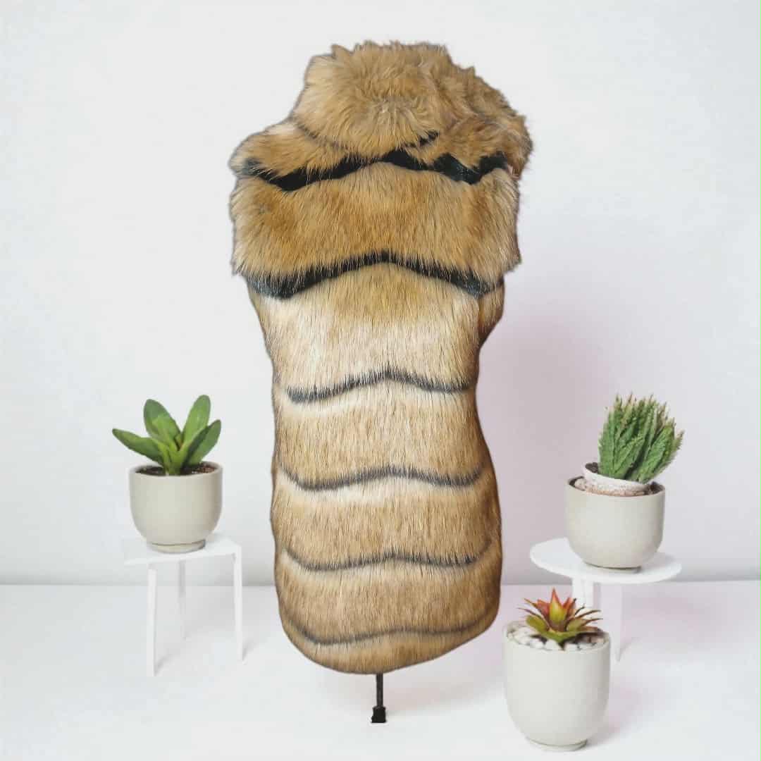 Donna Saylers FAbulous Furs Faux Fur Vest - Sm